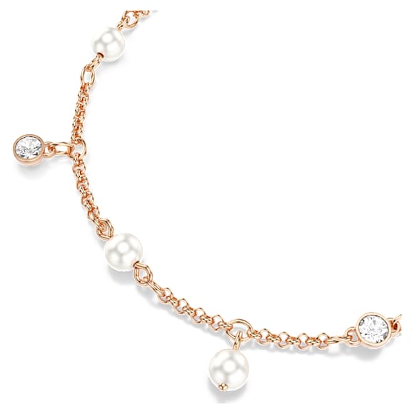 Swarovski Imber Armband – Kristallperle, weiß, 18K roségoldbeschichtet – 5754243_png_var1
