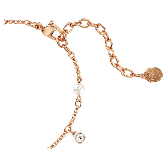 Swarovski Imber Armband – Kristallperle, weiß, 18K roségoldbeschichtet – 5754243_png_var2