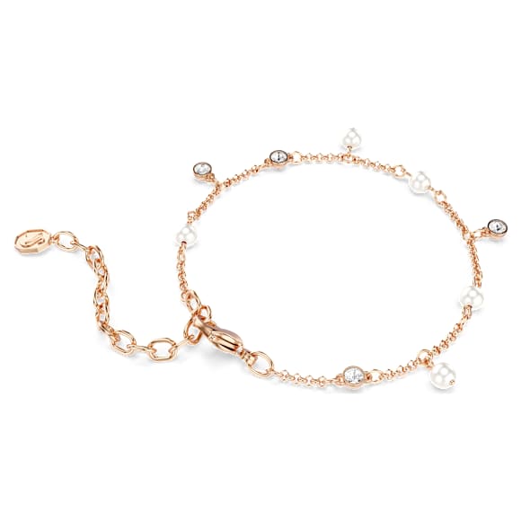 Swarovski Imber Armband – Kristallperle, weiß, 18K roségoldbeschichtet – 5754243_png_var3