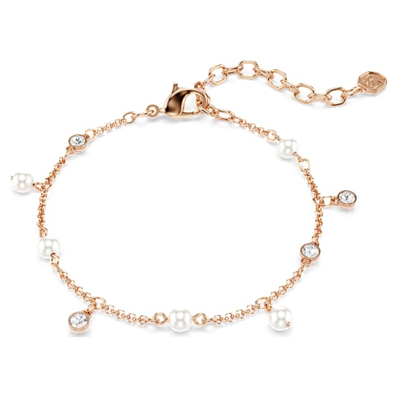 Swarovski Imber Armband – Kristallperle, weiß, 18K roségoldbeschichtet – 5754243_png