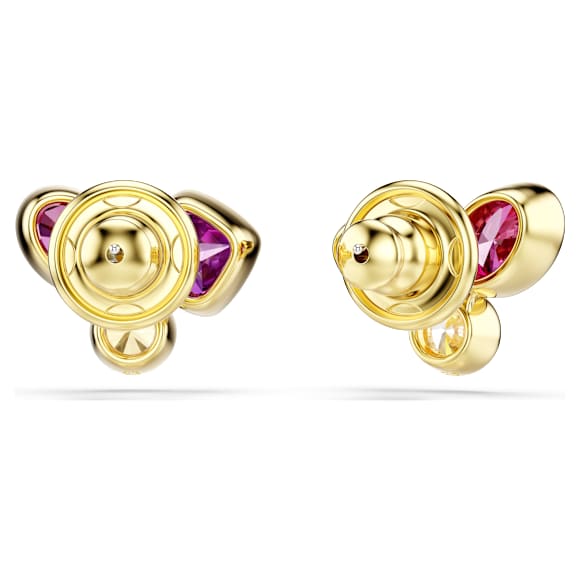 Swarovski Imber Ohrstecker, Verschiedene Schliffe, Mehrfarbig, 18K goldbeschichtet – 5760019_png_var3