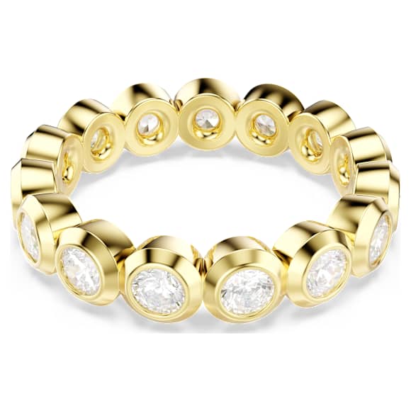 Swarovski Imber Ring Rundschliff, Weiß, 18K Goldbeschichtet – 5714309_png_var3
