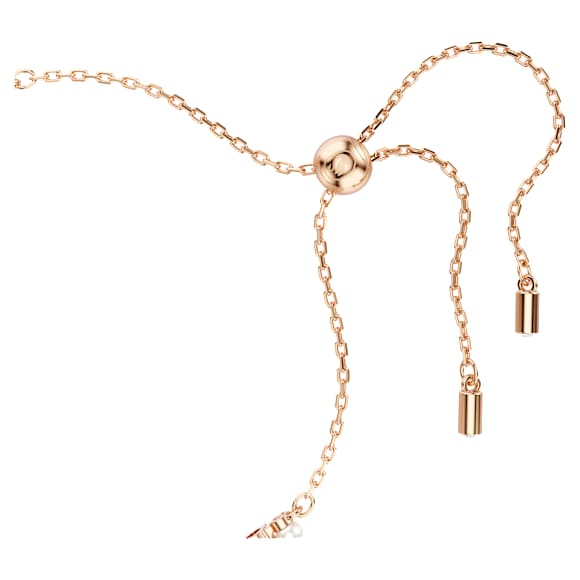 Swarovski Matrix Armband – Kristallperle, weiß, 18K roségoldbeschichtet – 5729506_png_var2