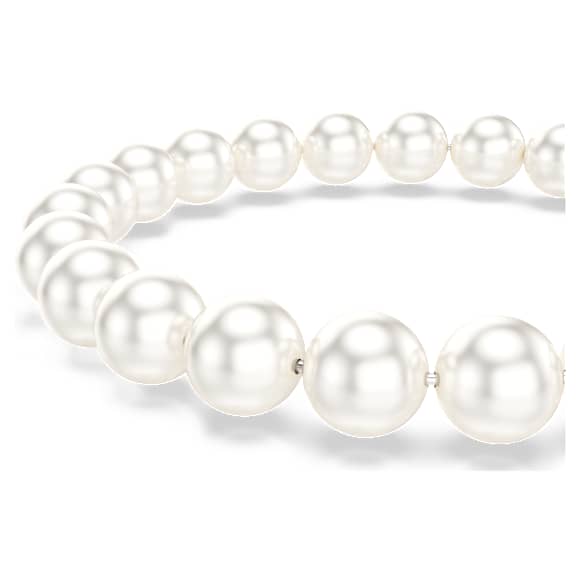 Swarovski Matrix Armband – Kristallperle, weiß, rhodiniert – 5747747_png_var1