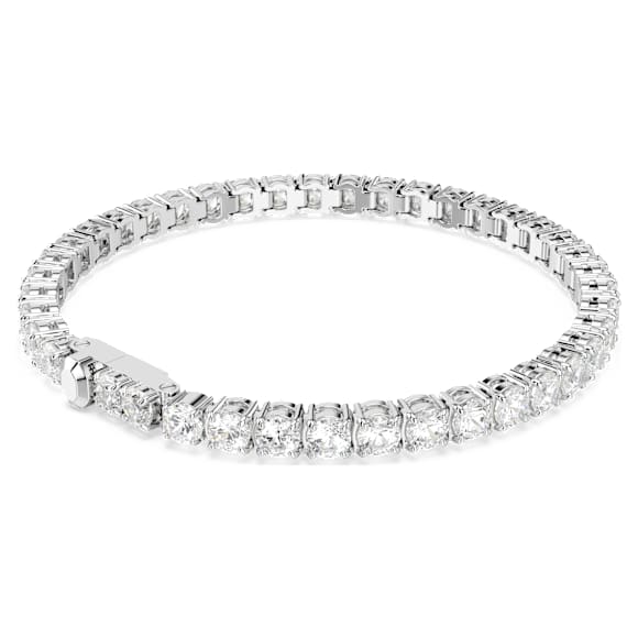 Swarovski Matrix Tennis Armband – weiß, rhodiniert – 5724480_png_var3