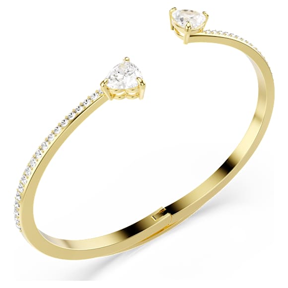 Swarovski Mesmera Armreif – Herz, weiß, 18K goldbeschichtet – 5733474_png_var2