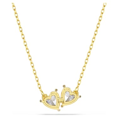 Mesmera Halskette Herz, Wei�, 18K Goldbeschichtet – 5733475_png_var4