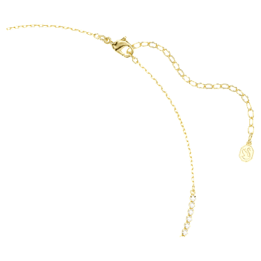 Mesmera Halskette Verschiedene Schliffe, Wei�, 18K goldbeschichtet – 5747931_png_var2
