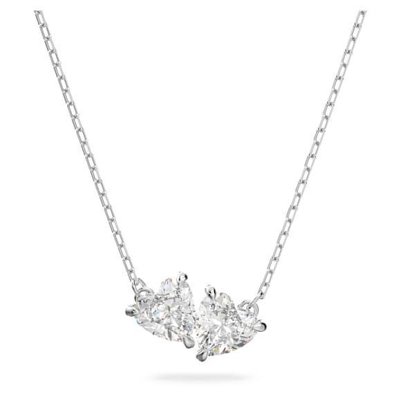 Swarovski Mesmera Halskette – Herz, weiß, rhodiniert – 5517117_png
