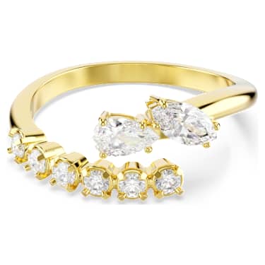 Swarovski Mesmera offener Ring – weiß, goldbeschichtet – 5747969_01