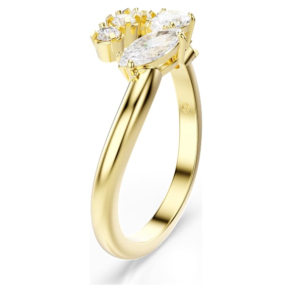 Swarovski Mesmera offener Ring – weiß, goldbeschichtet – 5747969_png_var1