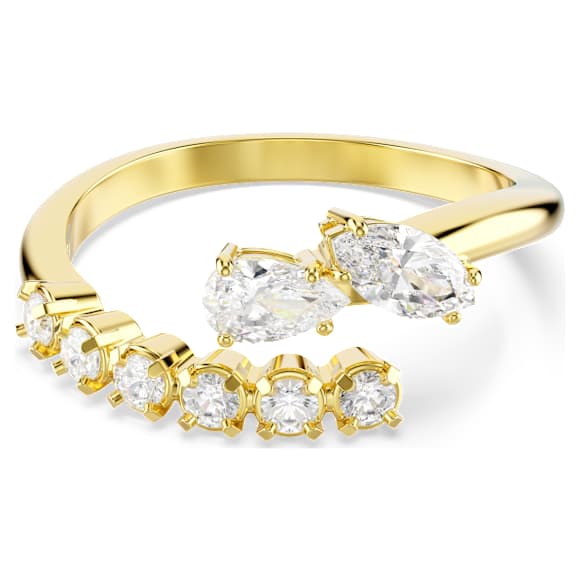 Swarovski Mesmera offener Ring – weiß, goldbeschichtet – 5747969_png
