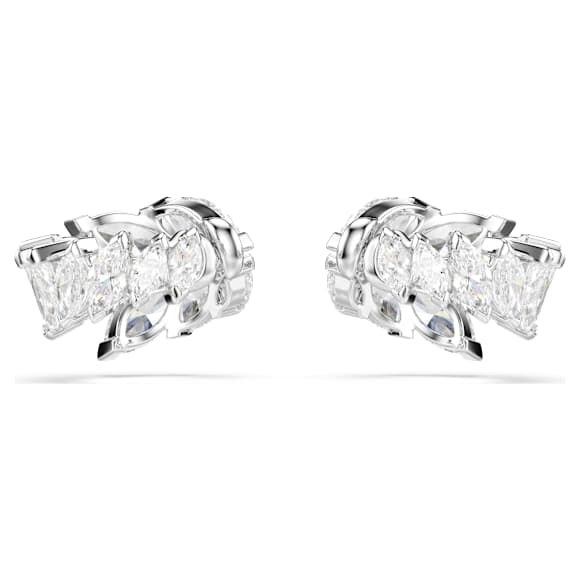 Swarovski Mesmera Ohrspangen, Marquise Schliff, Weiß, Rhodiniert – 5747998_png_var3