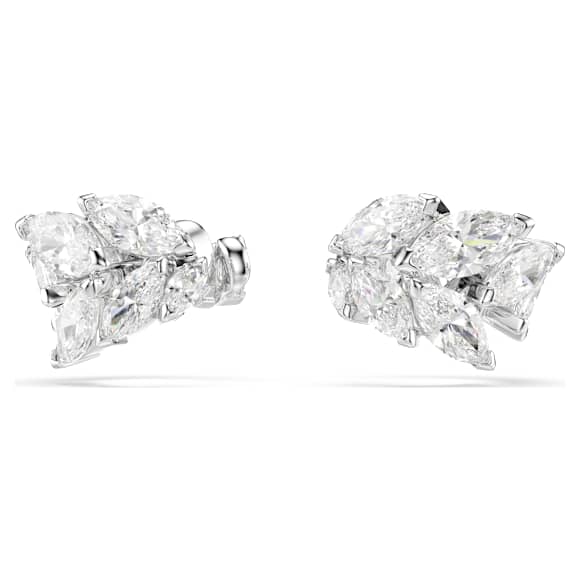 Swarovski Mesmera Ohrspangen, Marquise Schliff, Weiß, Rhodiniert – 5747998_png_var1