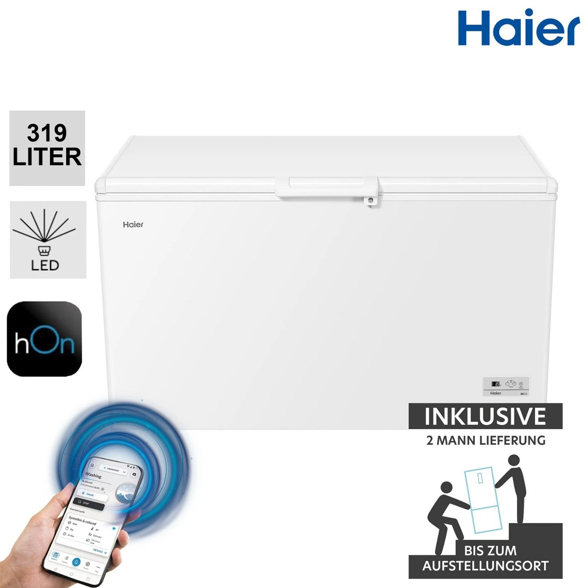 Haier HCE321C Gefriertruhe – Produktbild 1