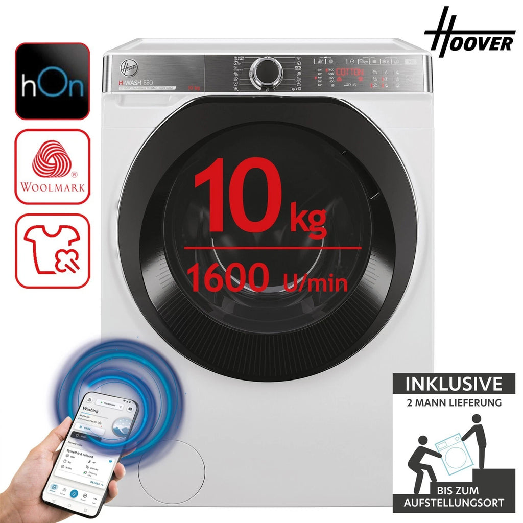 Hoover H5WPBD610AMBC-S Waschmaschine 10kg – Produktbild 1
