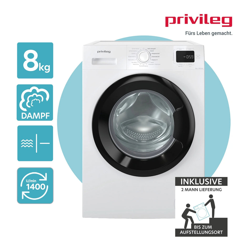 Privileg PMWF 854A Waschmaschine 8kg – Produktbild 1