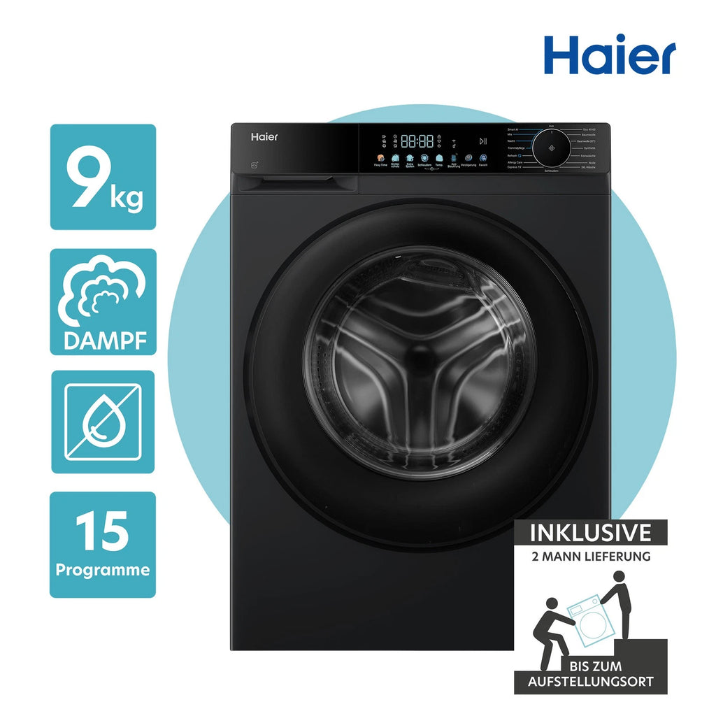 Haier HW90-BP1433657BTU1 Waschmaschine 9kg – Produktbild 1