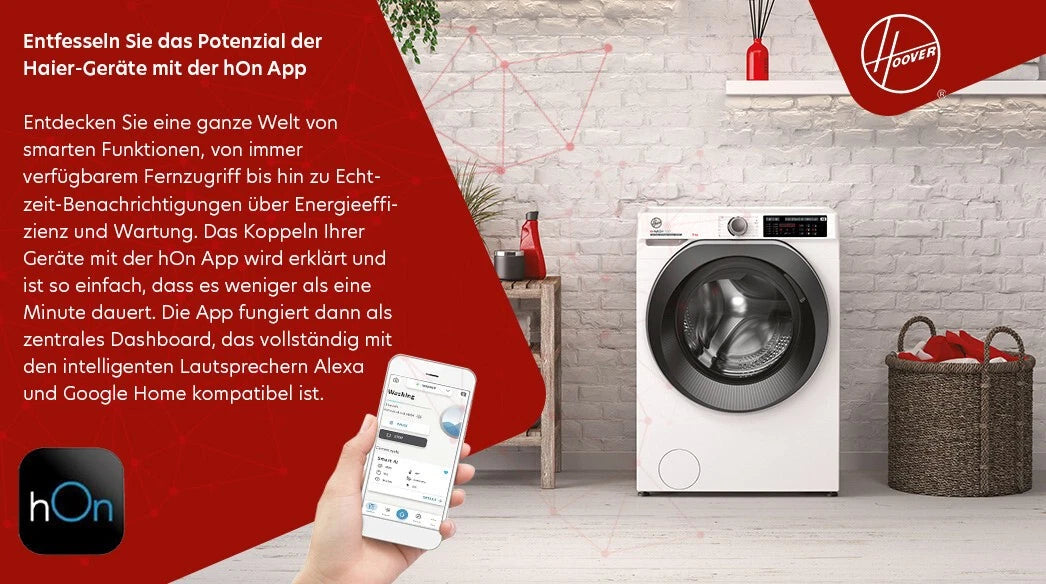 Hoover HWQ 69AMBS/1-S Waschmaschine 9kg – Produktbild 6