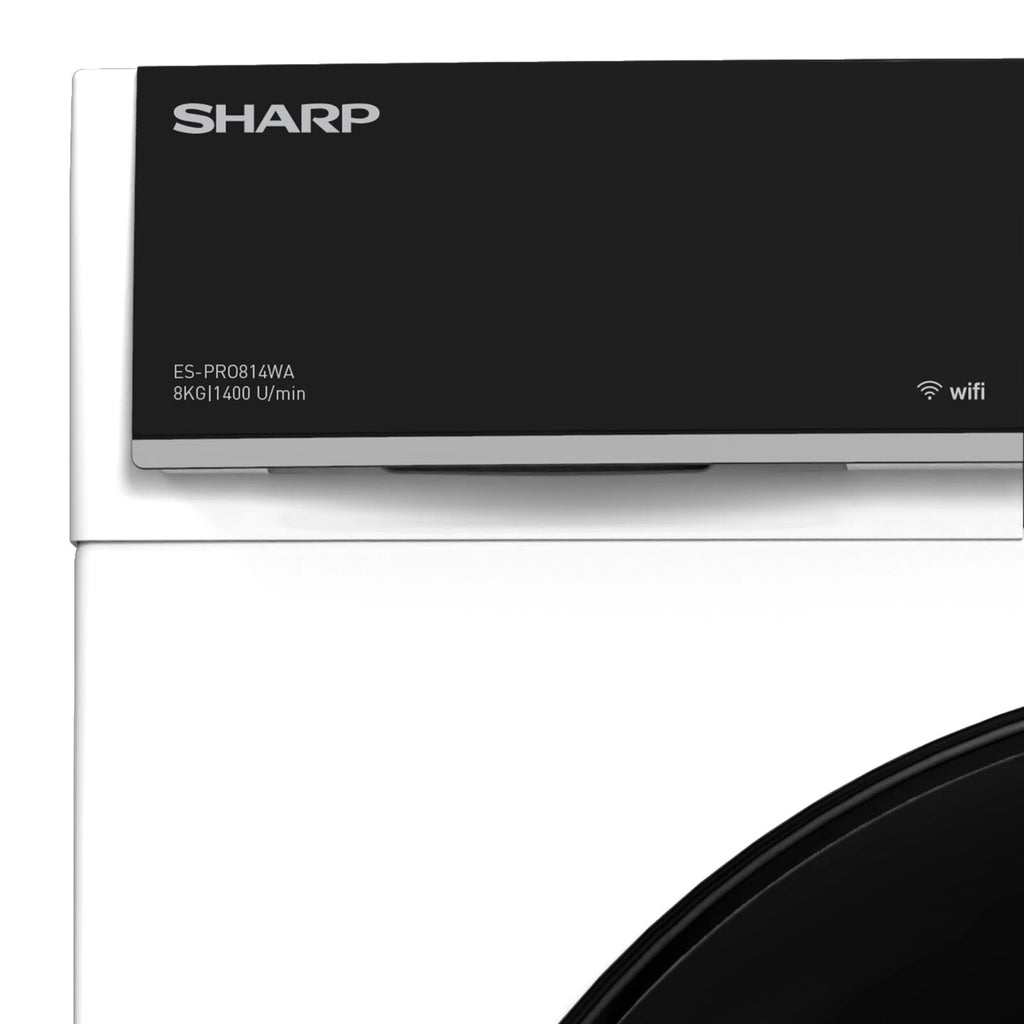 Sharp ES-PRO814WA-DE Waschmaschine 8kg Weiß – Produktbild 4
