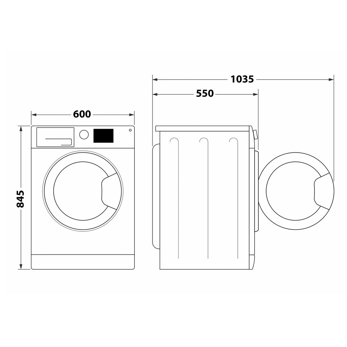 Privileg PMWF 854A Waschmaschine 8kg – Produktbild 8