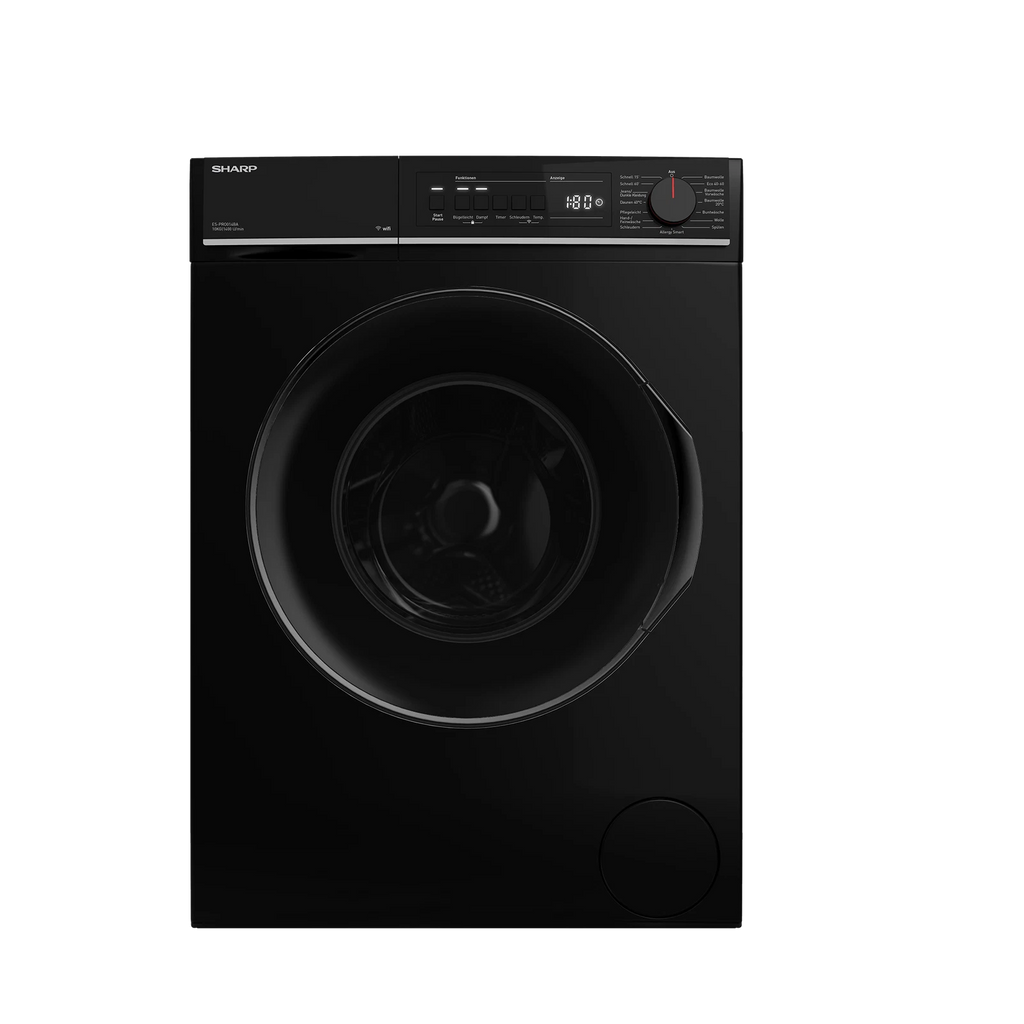 Sharp ES-PRO014BA-DE Waschmaschine 10kg Schwarz – Produktbild 2