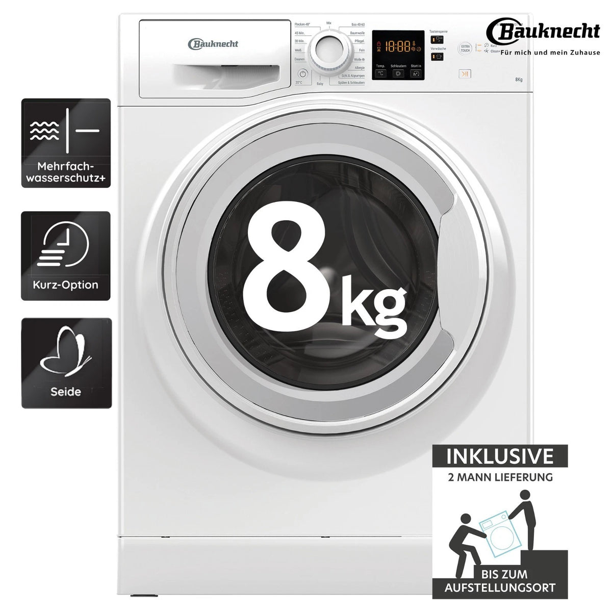 Bauknecht W8W6400A Waschmaschine 8kg – Produktbild 1