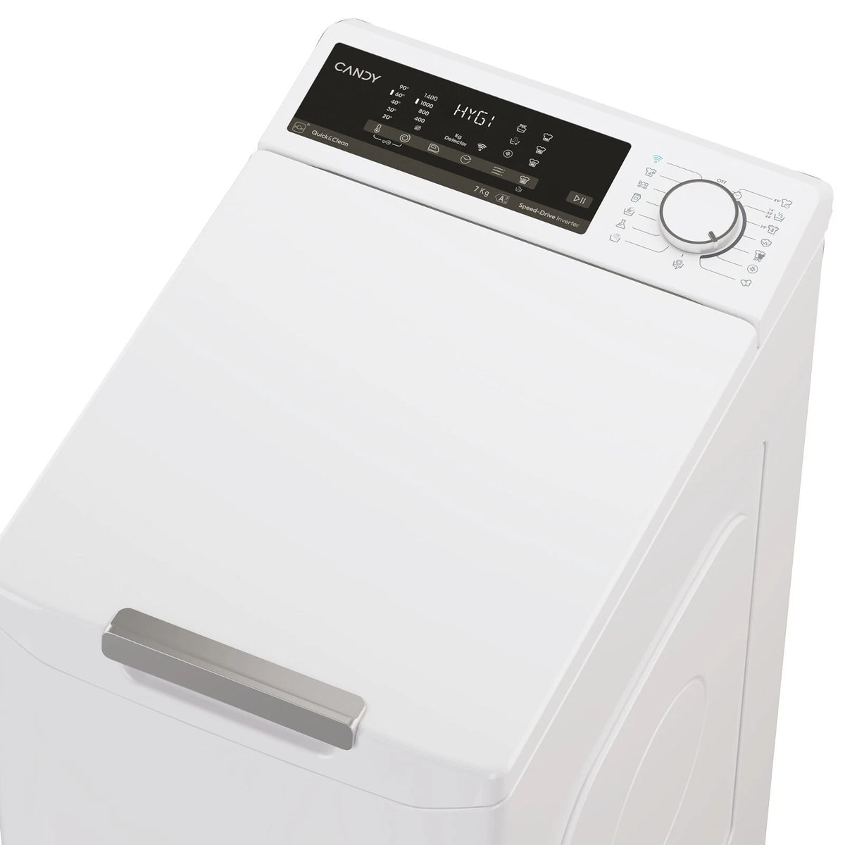 Candy TCA474TM5-S Waschmaschine Toplader 7kg – Produktbild 6