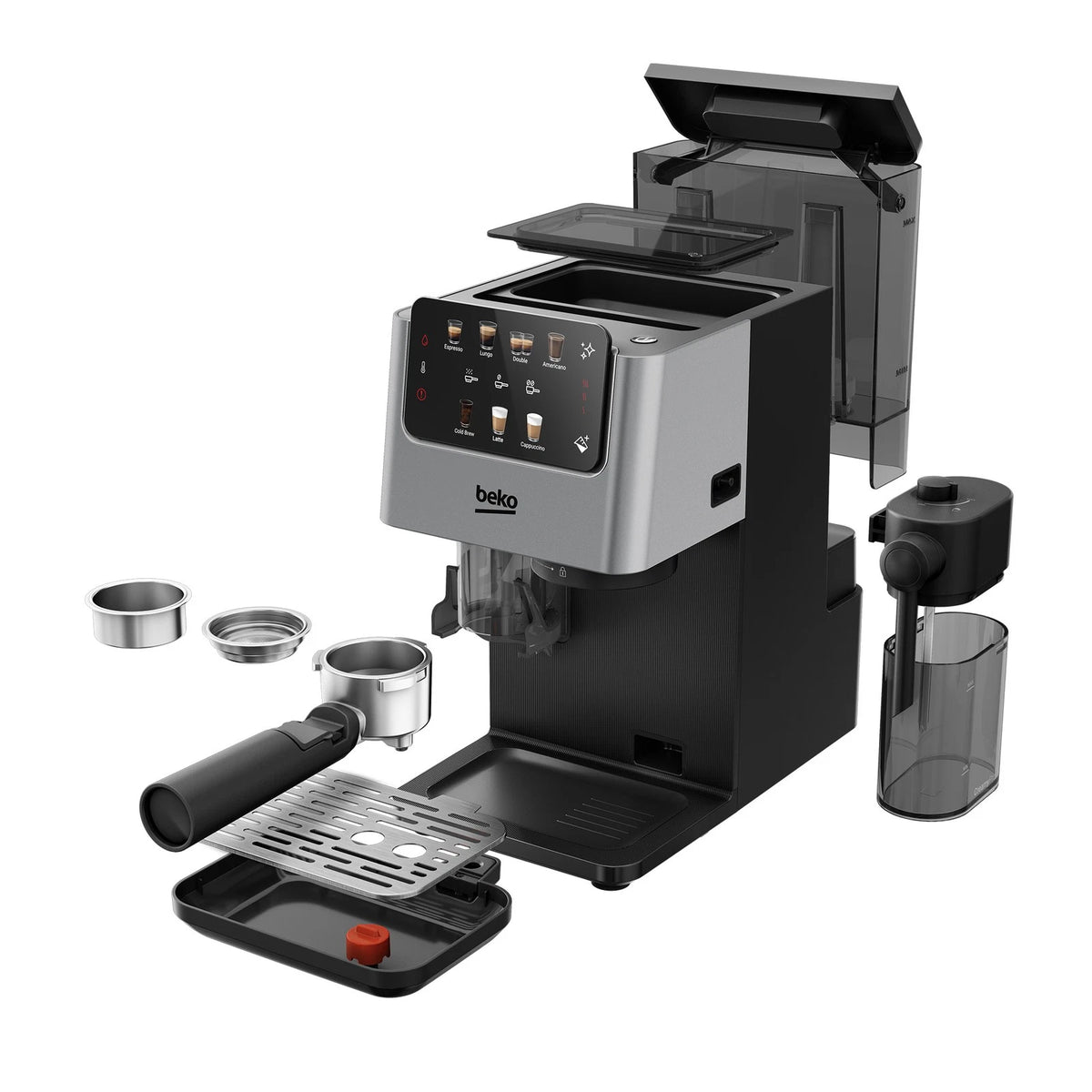 Beko CED 7524 X Siebträgermaschine mit Mahlwerk – Produktbild 4