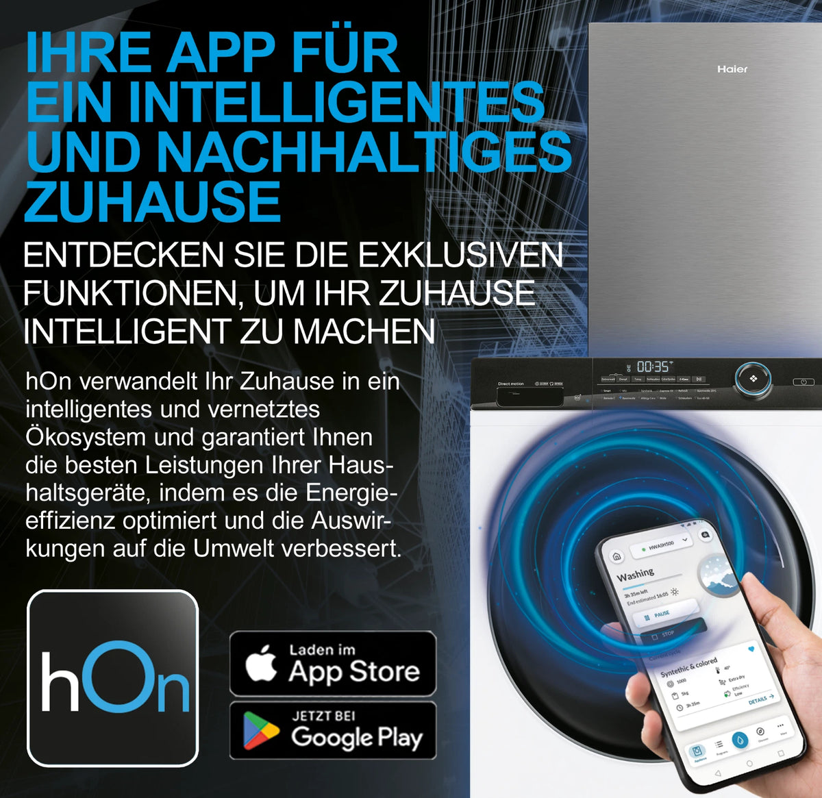 Hoover HWP 411AMBC/1-S Waschmaschine 11kg – Produktbild 10
