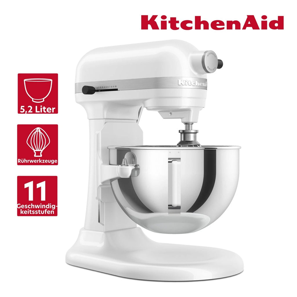 KitchenAid 5KSM55SXXEWH Küchenmaschine 5,2 l Weiß