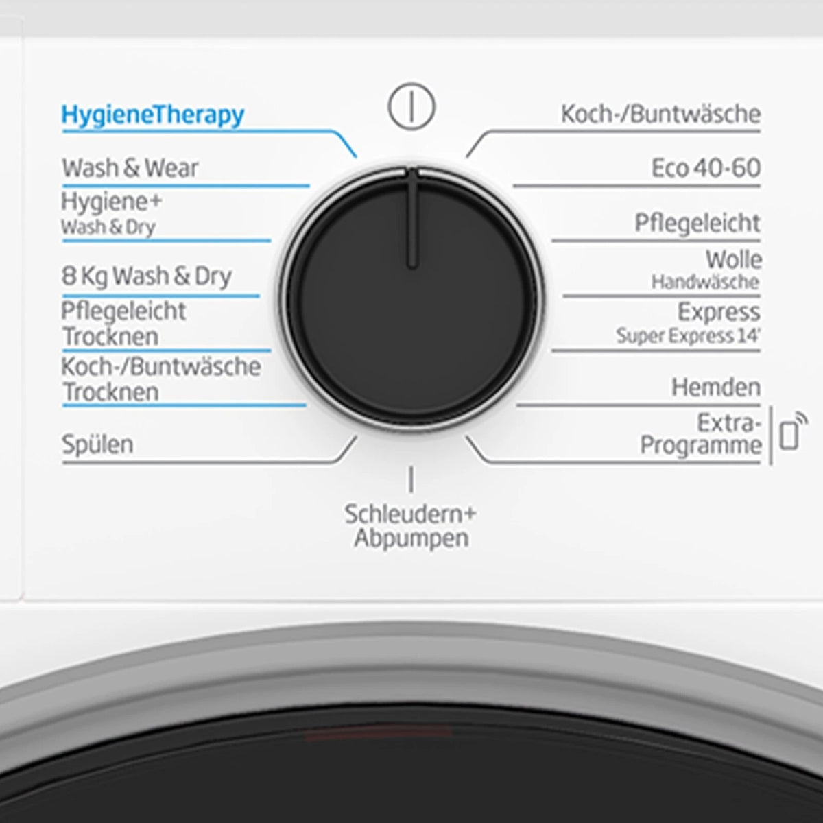 Beko B3DFT512447W Waschtrockner 12/8kg – Produktbild 8