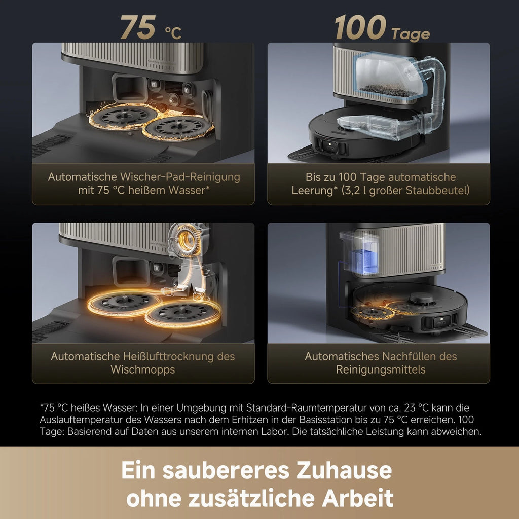 Dreame L40s Pro Ultra Saugroboter Schwarz – Produktbild 5