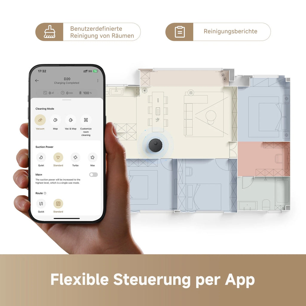 Dreame D20 Saugroboter mit Wischfunktion – Produktbild 9