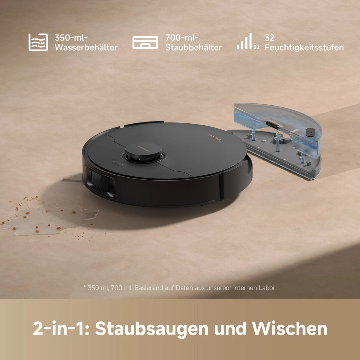 Dreame D20 Saugroboter mit Wischfunktion – Produktbild 4