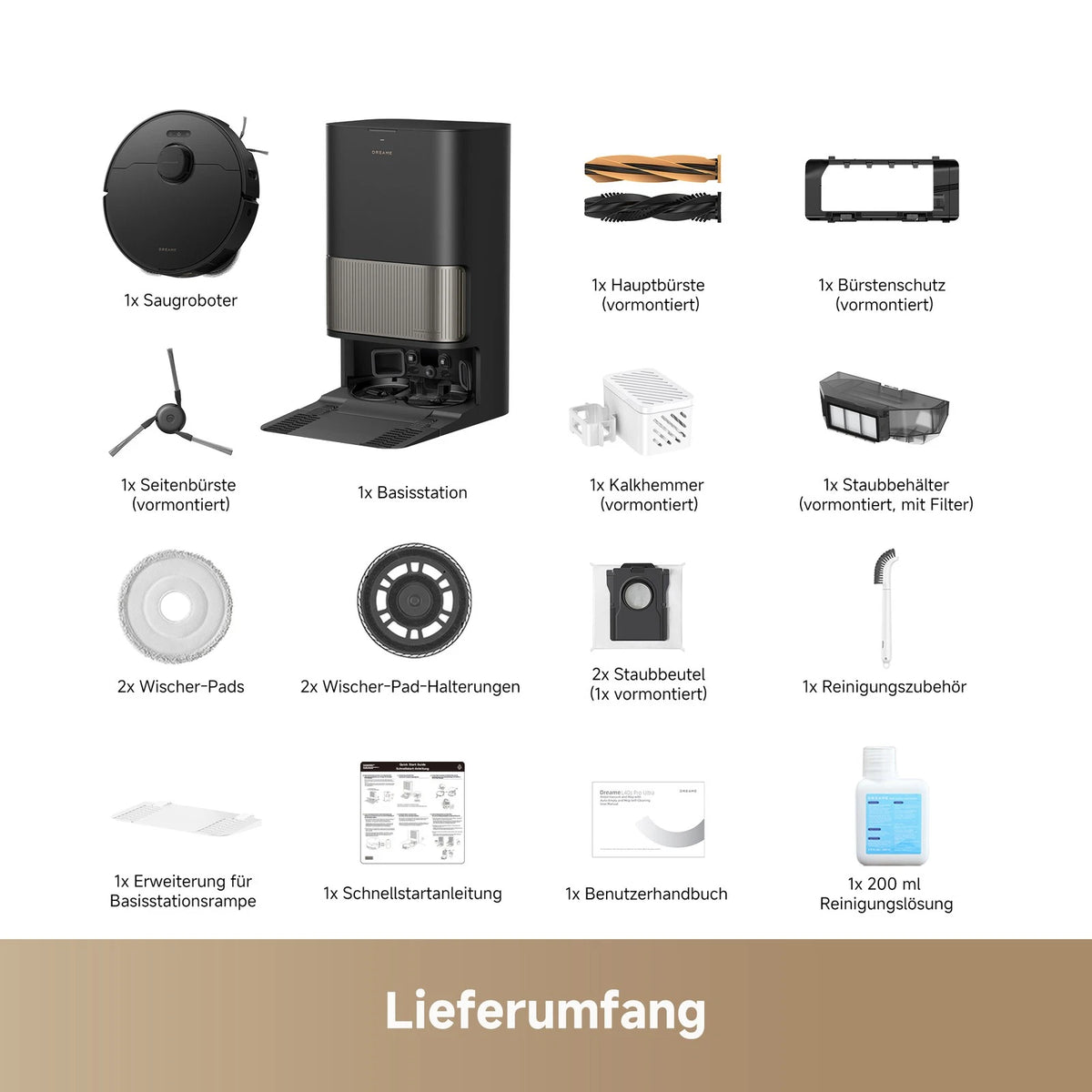 Dreame L40s Pro Ultra Saugroboter Schwarz – Produktbild 9