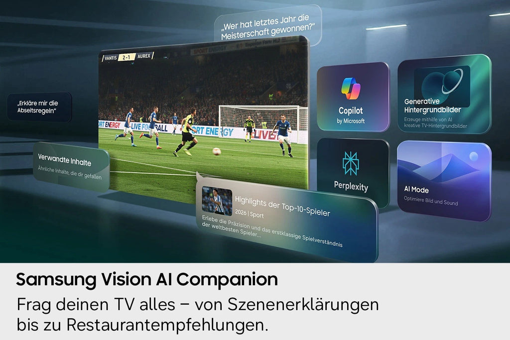 Samsung GU75U7099HUXZG Crystal UHD Fernseher 75 Zoll – Produktbild 3