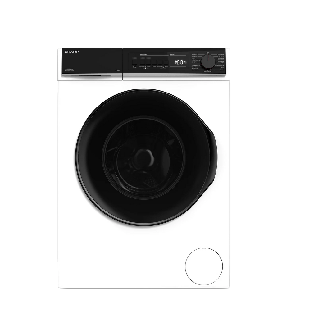 Sharp ES-PRO814WA-DE Waschmaschine 8kg Weiß – Produktbild 2