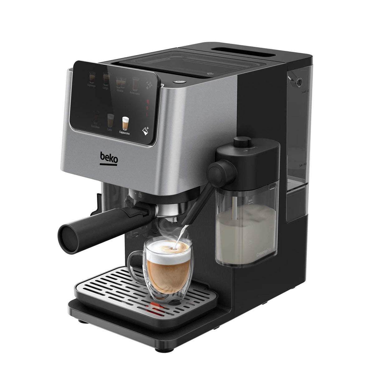 Beko CED 7524 X Siebträgermaschine mit Mahlwerk – Produktbild 5