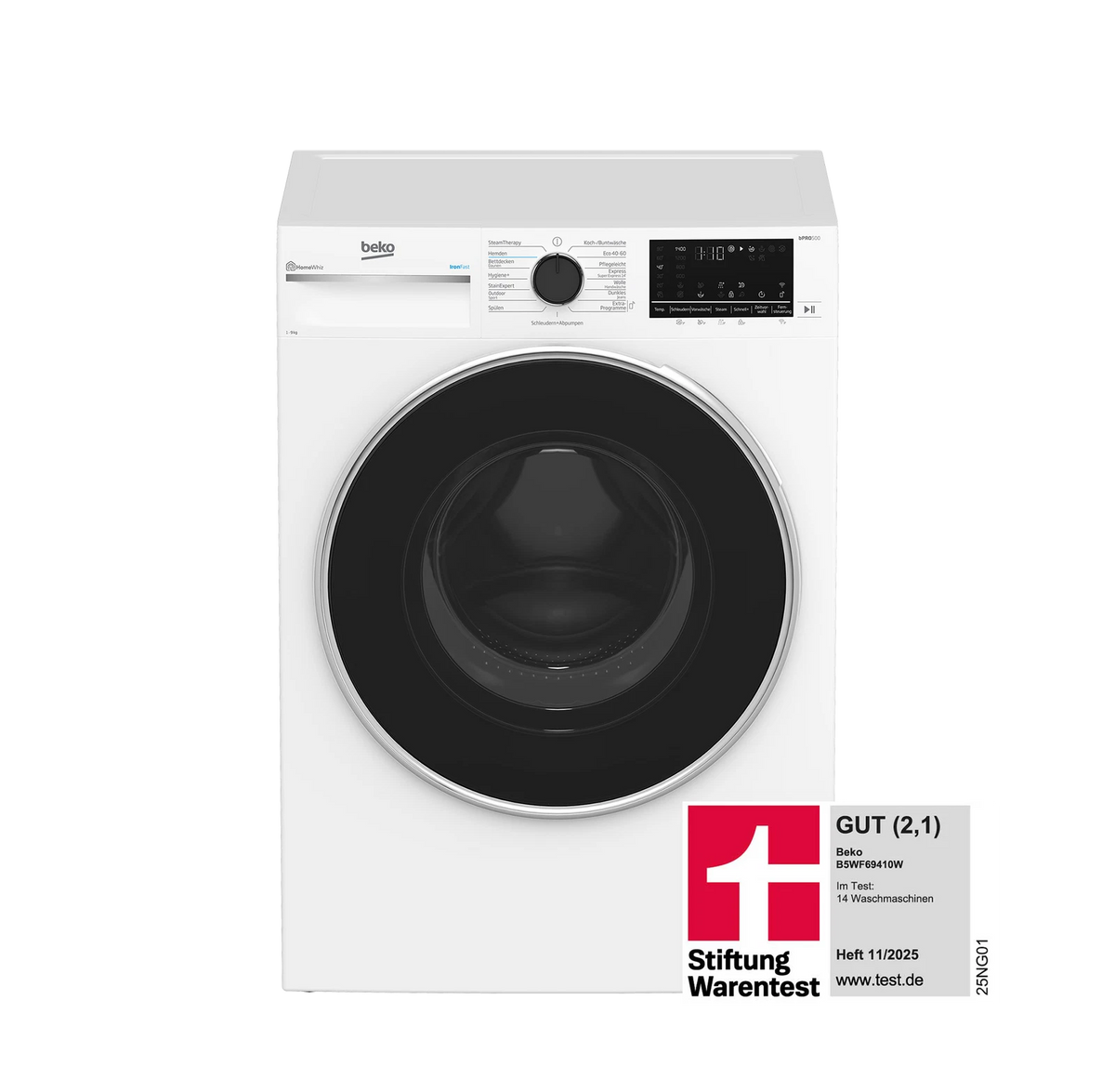 Beko B5WF69410W Waschmaschine 9kg – Produktbild 2