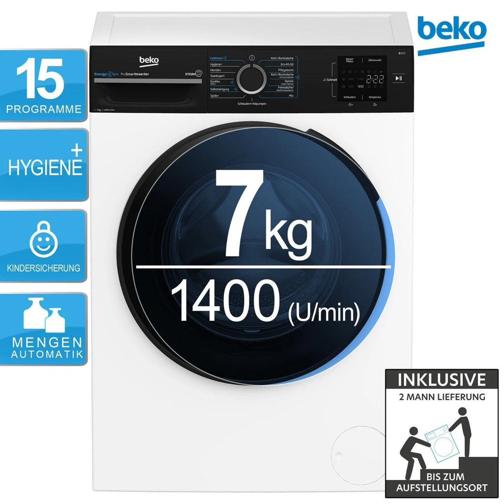 Beko BM3WFU3741R Waschmaschine 7kg – Produktbild 1