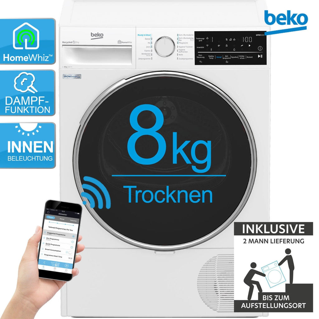Beko B5T62243W Wärmepumpentrockner – Produktbild 1