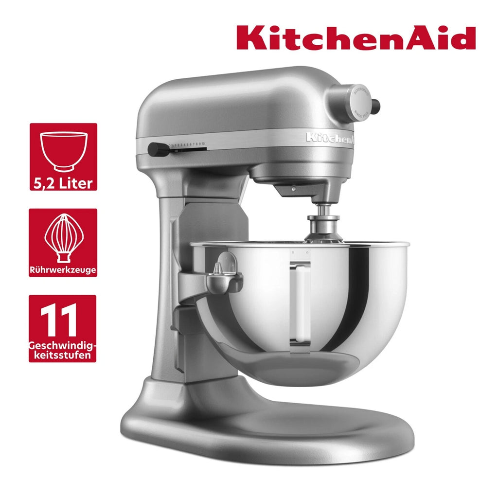 KitchenAid 5KSM55SXXECU Küchenmaschine 5,2 l Kontur Silber