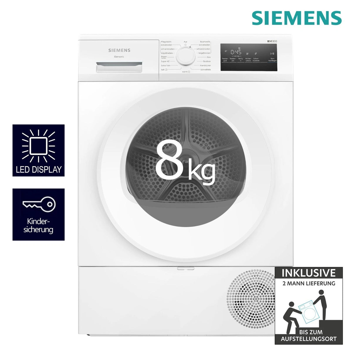 Siemens WT45HVA4 Wärmepumpentrockner – Produktbild 1