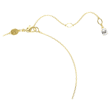 Stilla Attract Anh�nger Rundschliff, Wei�, 18K Goldbeschichtet – 5723298_png_var3
