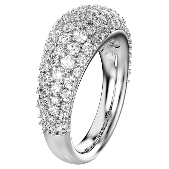 Swarovski Sublima Ring Weiß, Rhodiniert – 5737595_png_var1