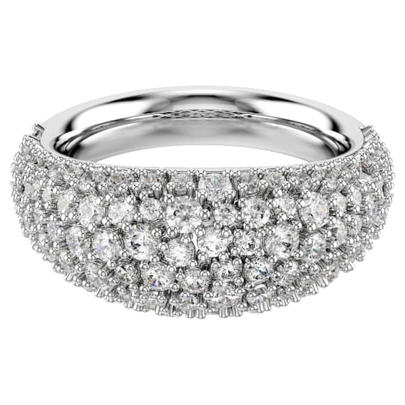 Swarovski Sublima Ring Weiß, Rhodiniert – 5737595_png