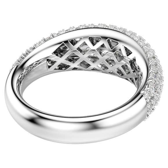 Swarovski Sublima Ring Weiß, Rhodiniert – 5737595_png_var3