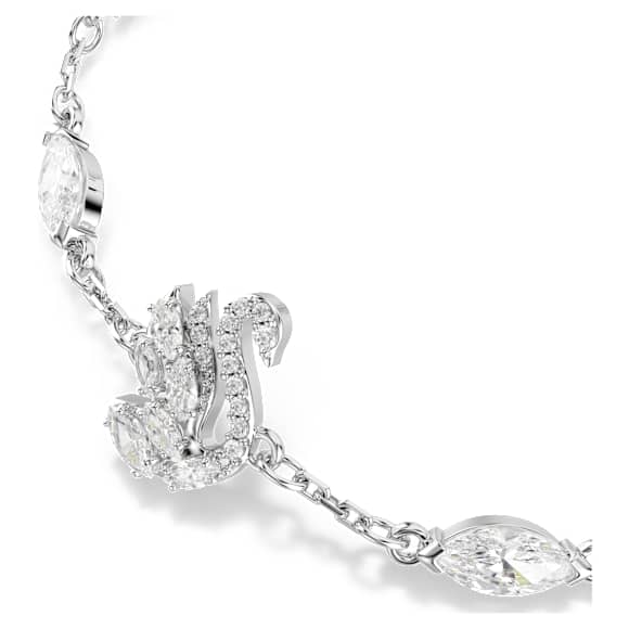 Swarovski Swan Armband – Schwan, weiß, rhodiniert – 5758682_png_var1