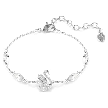 Swarovski Swan Armband – Schwan, weiß, rhodiniert – 5758682_01